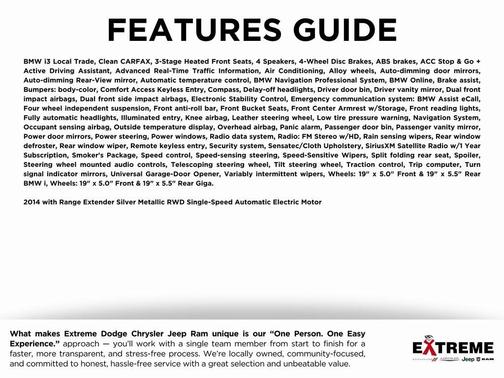2014 BMW i3 Base w/Range Extender