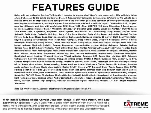 2016 GMC Sierra 1500 SLE