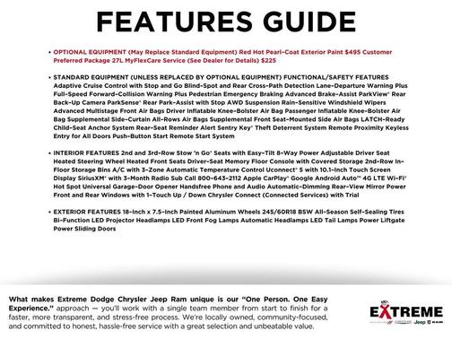 Red 2026 Chrysler Pacifica Select AWD