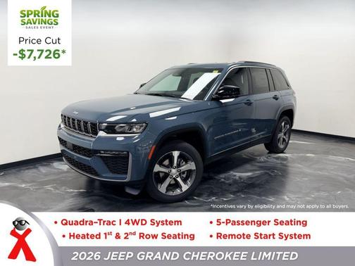 Steel Blue 2026 Jeep Grand Cherokee Limited 4x4