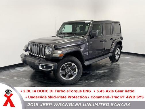 Granite Crystal Clearcoat Metallic 2018 Jeep Wrangler Unlimited Sahara