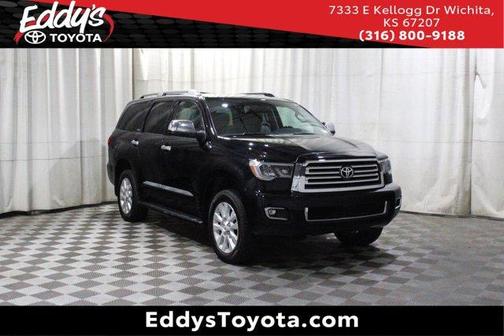 Midnight Black Metallic 2019 Toyota Sequoia Platinum