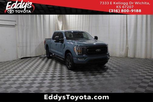Blue 2023 Ford F-150 XLT