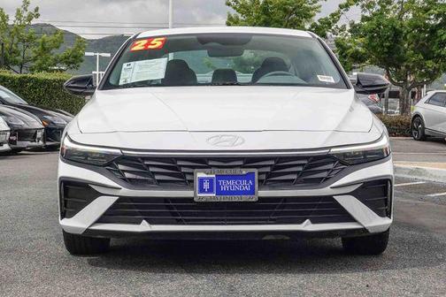 Serenity White 2025 Hyundai ELANTRA Sport