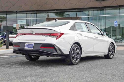Serenity White 2025 Hyundai ELANTRA Sport