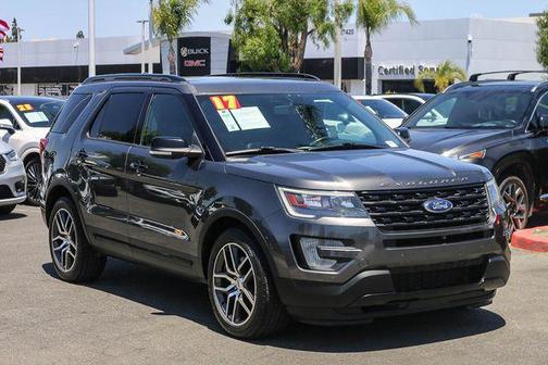 Magnetic Metallic 2017 Ford Explorer sport