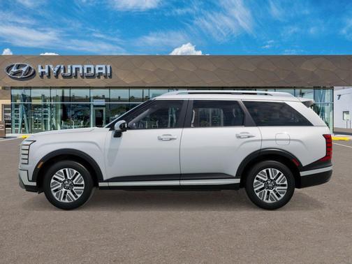 Creamy White Pearl 2026 Hyundai Palisade Hybrid SEL Premium 8P