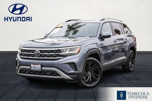 Platinum Gray Metallic 2022 Volkswagen Atlas 2.0T SE w/Technology 4MOTION