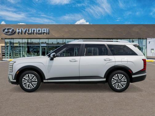 Creamy White Pearl 2027 Hyundai SANTA FE HEV SEL Premium
