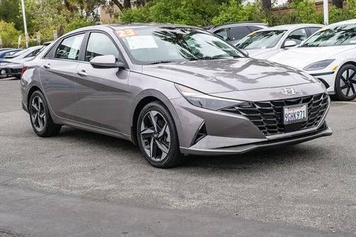 Gray 2023 Hyundai ELANTRA Limited