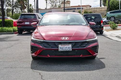 Red 2025 Hyundai ELANTRA HEV Blue