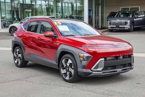 Red 2025 Hyundai KONA Limited