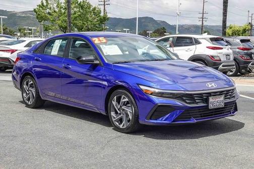 Blue 2025 Hyundai ELANTRA SEL Sport