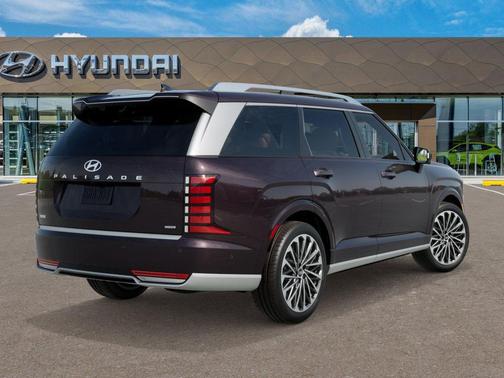 Galaxy Maroon Pearl 2027 Hyundai Palisade Hybrid Calligraphy