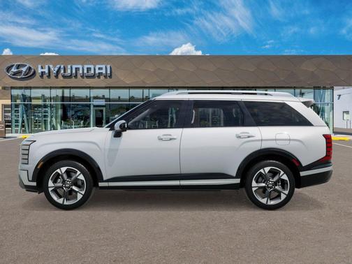 Creamy White Pearl 2027 Hyundai Palisade Hybrid Limited 7P