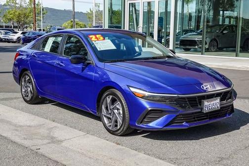Blue 2025 Hyundai ELANTRA SEL Sport