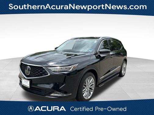 Majestic Black Pearl 2023 Acura MDX Advance