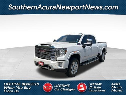 White Frost Tri-Coat 2022 GMC Sierra 2500 Denali