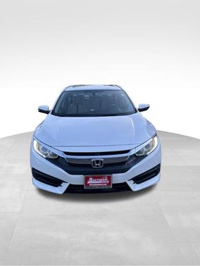 White 2017 Honda Civic EX