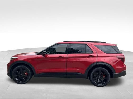 Red 2020 Ford Explorer ST