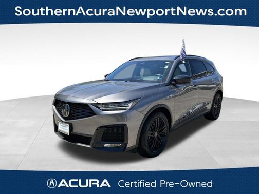 Liquid Carbon Metallic 2026 Acura MDX A-Spec Advance Package