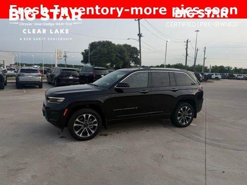 Diamond Black Crystal Pearlcoat 2022 Jeep Grand Cherokee 4xe Overland
