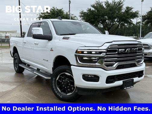 Bright White Clearcoat 2025 RAM 2500 Laramie 4x4 Crew Cab 6'4' Box