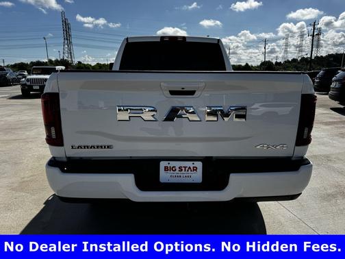Bright White Clearcoat 2025 RAM 2500 Laramie Crew Cab 4x4 6'4' Box