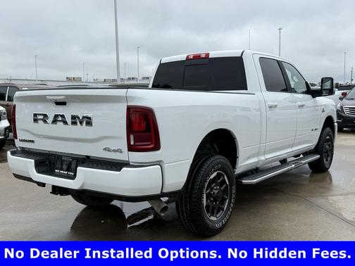 Bright White Clearcoat 2025 RAM 2500 Laramie 4x4 Crew Cab 6'4' Box