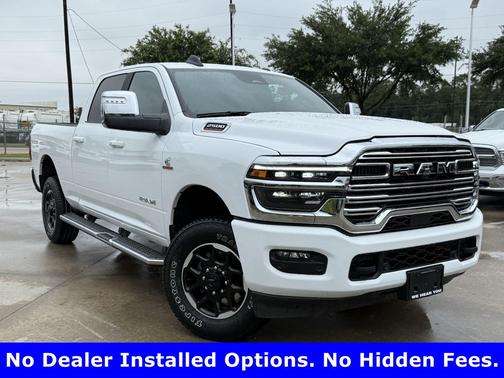 Bright White Clearcoat 2025 RAM 2500 Laramie 4x4 Crew Cab 6'4' Box