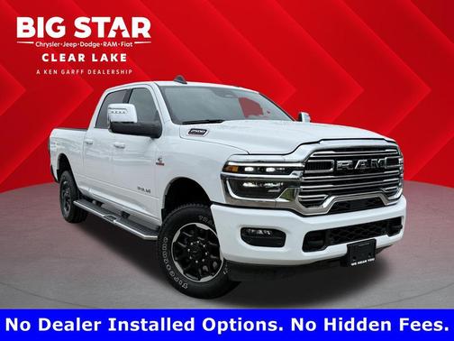 Bright White Clearcoat 2025 RAM 2500 Laramie 4x4 Crew Cab 6'4' Box