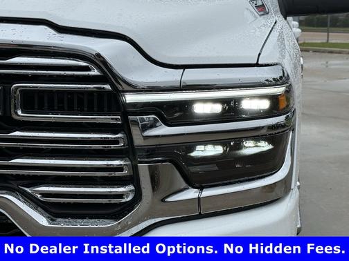 Bright White Clearcoat 2025 RAM 2500 Laramie 4x4 Crew Cab 6'4' Box
