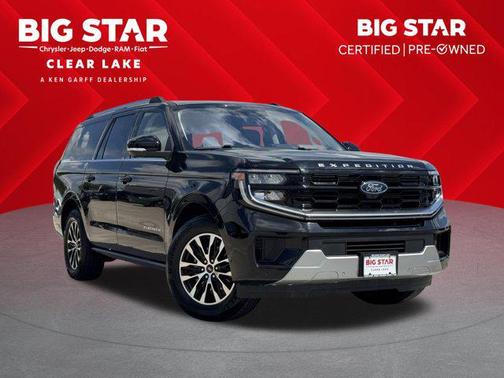 Black Metallic 2025 Ford Expedition Max Platinum