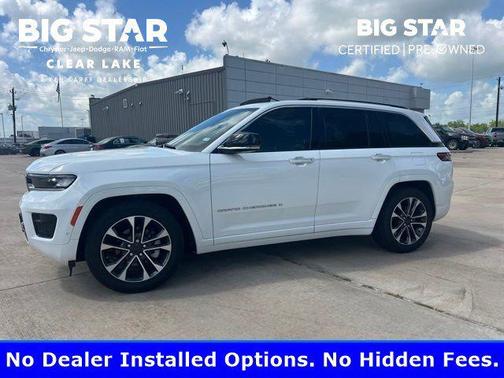 Bright White Clearcoat 2024 Jeep Grand Cherokee Overland