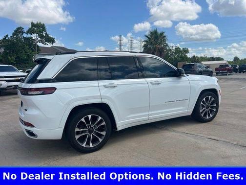 Bright White Clearcoat 2024 Jeep Grand Cherokee Overland