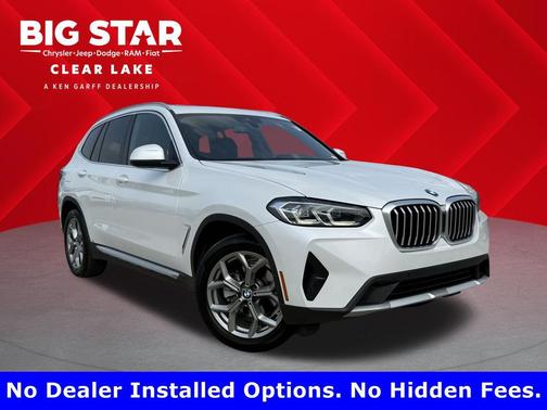 White Metallic 2023 BMW X3 sDrive30i