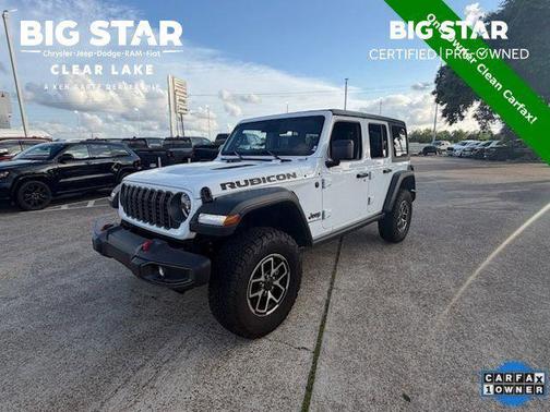 Bright White Clearcoat 2025 Jeep Wrangler Rubicon