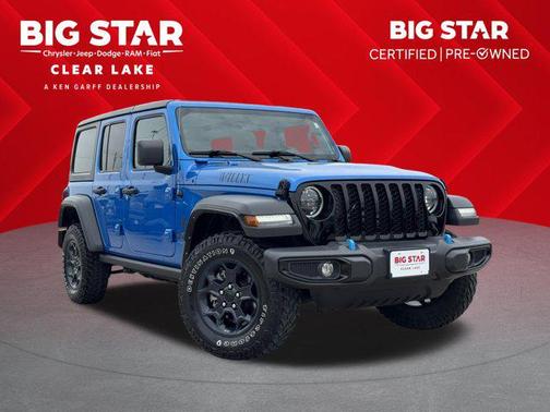 Hydro Blue Pearlcoat 2023 Jeep Wrangler 4xe Base