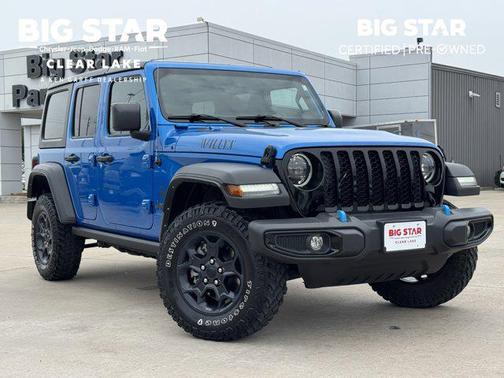 Hydro Blue Pearlcoat 2023 Jeep Wrangler 4xe Base