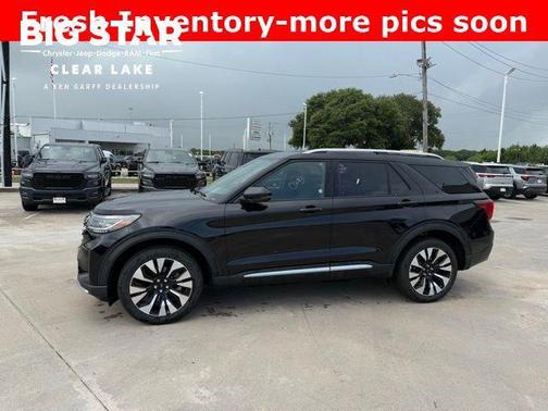 Black 2026 Ford Explorer Platinum