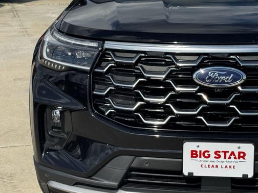Black Metallic 2026 Ford Explorer Platinum