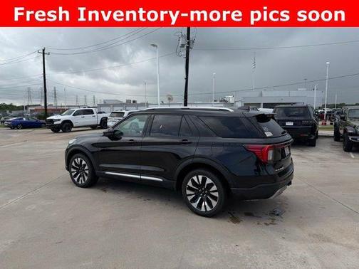 Black 2026 Ford Explorer Platinum