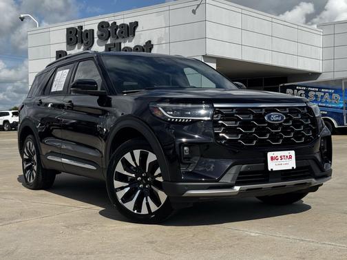 Black Metallic 2026 Ford Explorer Platinum