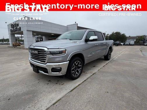Billet Silver Metallic Clearcoat 2025 RAM 1500 Laramie