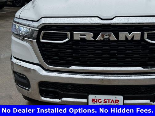 Bright White Clearcoat 2025 RAM 1500 Lone Star