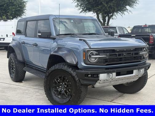 Azure Gray Metallic Tri-Coat 2023 Ford Bronco Raptor