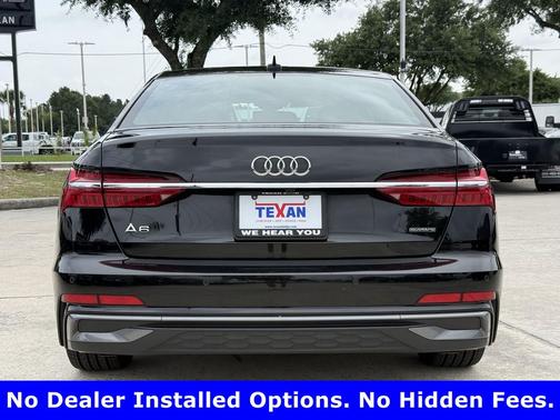 Black 2024 Audi A6 55 Premium Plus