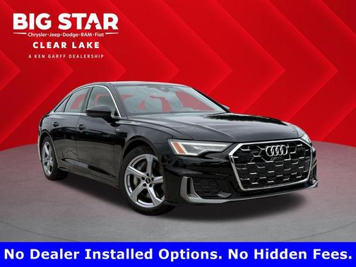Black 2024 Audi A6 55 Premium Plus
