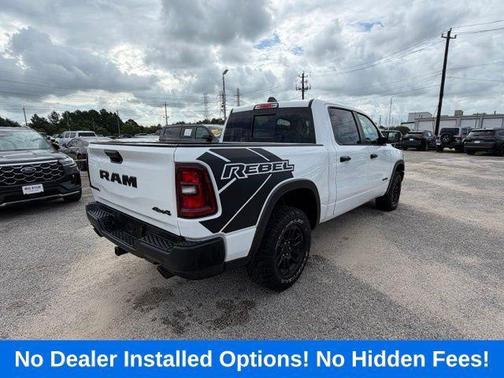 Bright White Clearcoat 2025 RAM 1500 Rebel