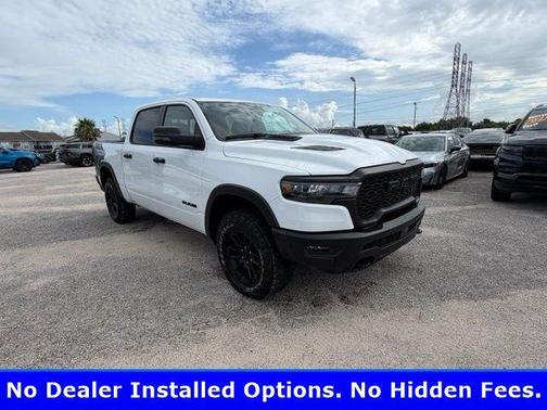 Bright White Clearcoat 2025 RAM 1500 Rebel